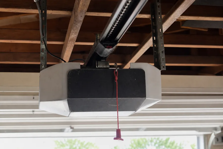 Chain drive garage door opener, rail and trolley in Arlington, TX